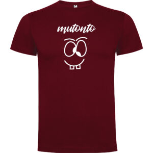 CAMISETA GRANATE LOGO BLANCO